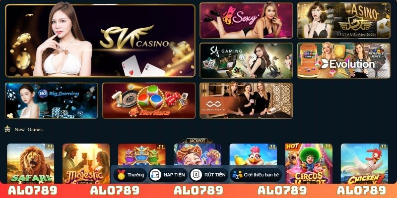 Giải trí cùng danh mục trò chơi đa dạng trên trang web